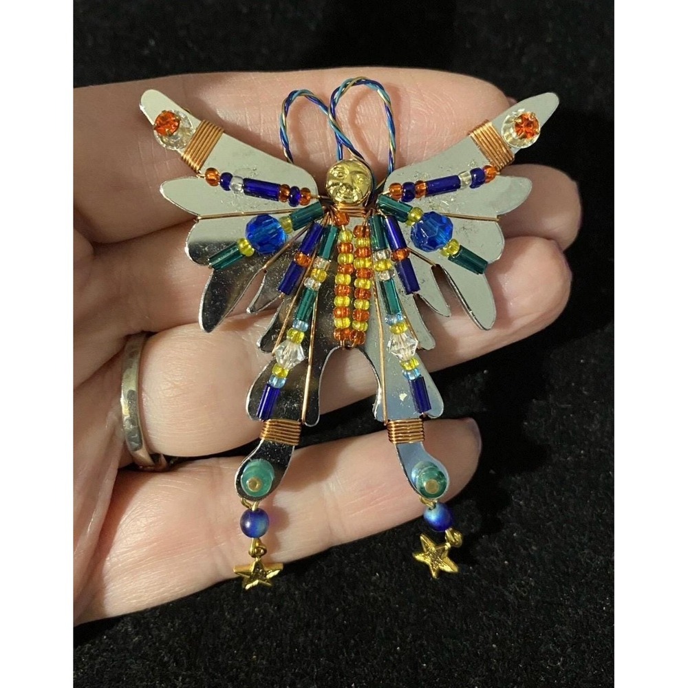 2000 LizTech Butterfly Brooch Pin 3"